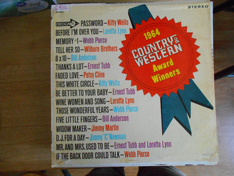 1964 Country & Western Award Winners